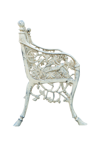 Biscottini Panchina Liberty in ghisa finitura anticata Molto Robusta, stabile Offerta