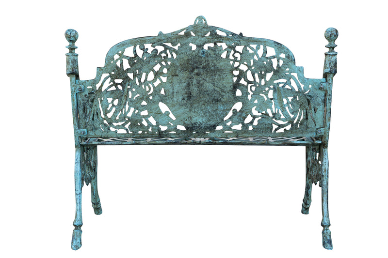 Biscottini Panchina Liberty in ghisa finitura anticata Molto Robusta, stabile Offerta