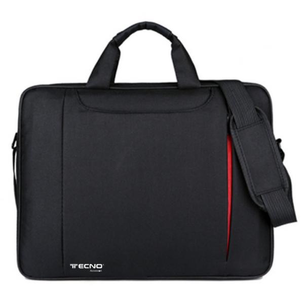 Tecno Borsa Per Notebook 15,6" Mat.tessile Protezione Urti Nero Bag-10