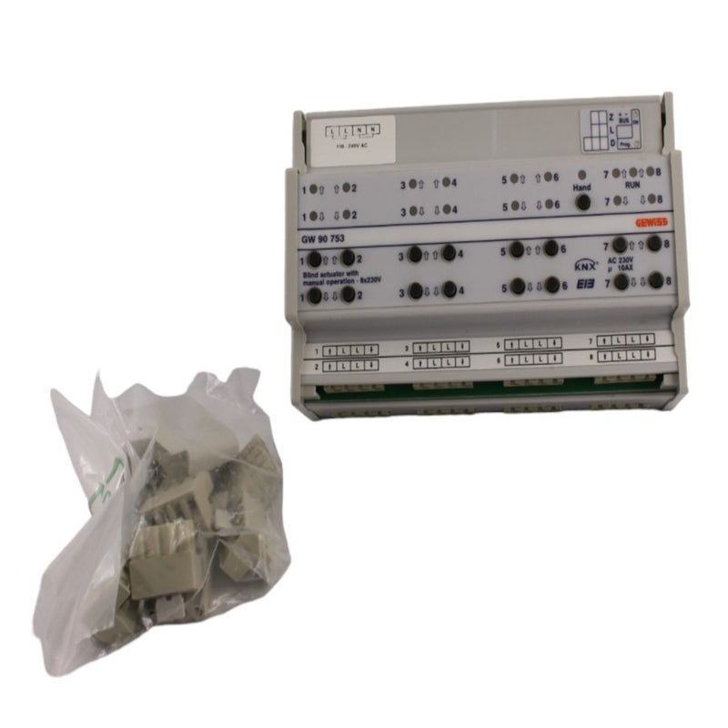 Attuatore per tapparelle con azionamento manuale 8 canali Gewiss