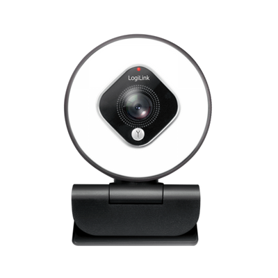 LogiLink UA0384 webcam 2 MP 1920 x 1080 Pixel USB 2.0 Nero, Bianco (LogiLink UA0384 Webcam LL1 Stream, USB)