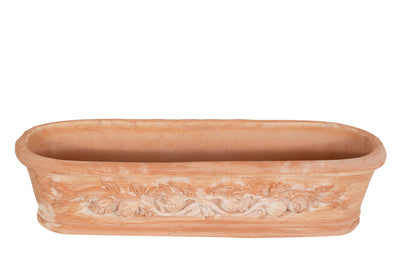 Biscottini Cassetta cesta in Terracotta 100% Made in Italy interamente Lavorata a Mano