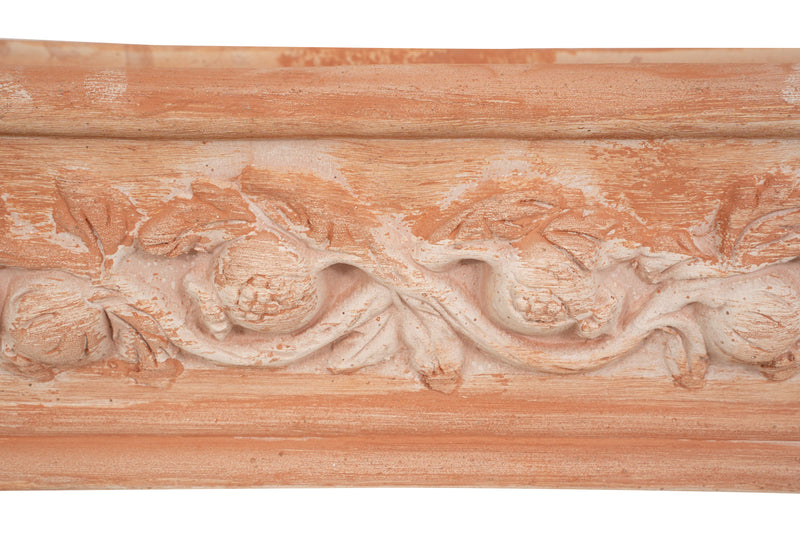 Biscottini Cassetta cesta in Terracotta 100% Made in Italy interamente Lavorata a Mano