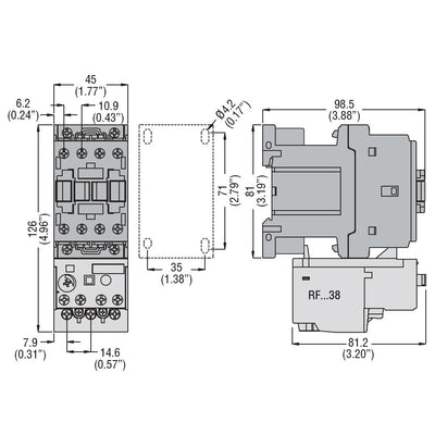 Contattore tripolare Lovato