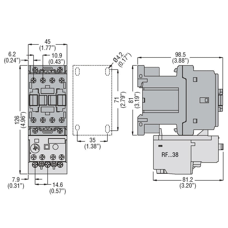 Contattore tripolare Lovato