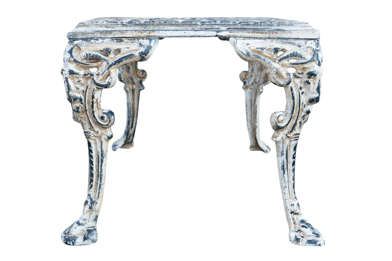 Biscottini Tavolo in ghisa finitura anticata Molto robusto, stabile Offerta Speciale