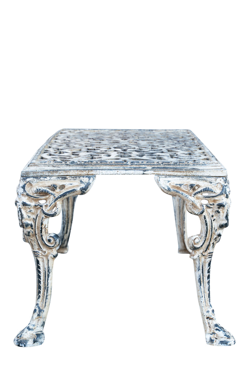 Biscottini Tavolo in ghisa finitura anticata Molto robusto, stabile Offerta Speciale