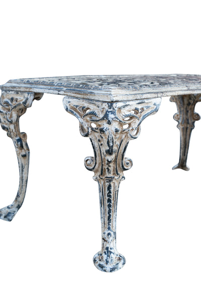 Biscottini Tavolo in ghisa finitura anticata Molto robusto, stabile Offerta Speciale