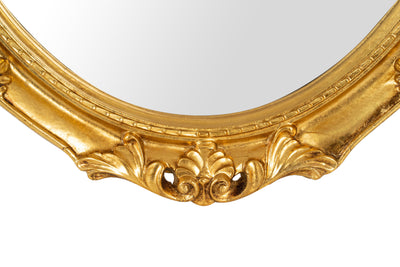 Biscottini SPECCHIERA DA PARETE IN LEGNO FINITURA FOGLIA ORO ANTICATO MADE IN ITALY