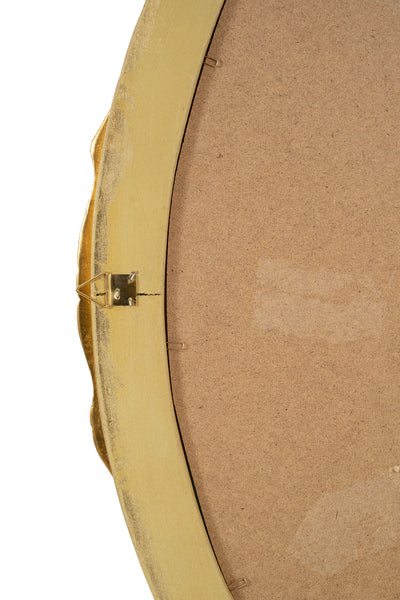 Biscottini SPECCHIERA DA PARETE IN LEGNO FINITURA FOGLIA ORO ANTICATO MADE IN ITALY