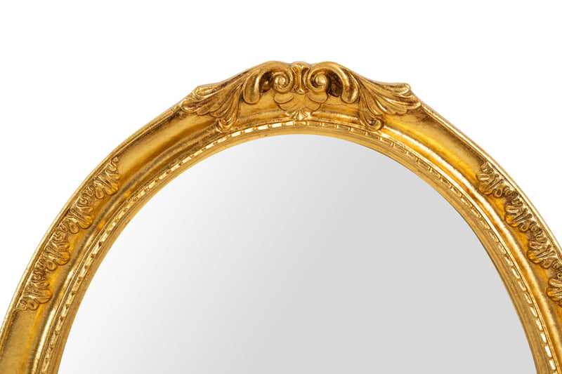 Biscottini SPECCHIERA DA PARETE IN LEGNO FINITURA FOGLIA ORO ANTICATO MADE IN ITALY