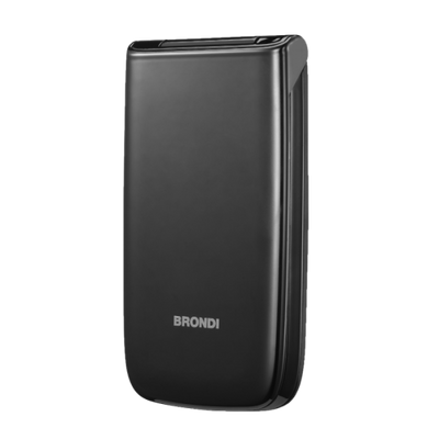 BRONDI MAGNUM 4 (NERO) - TELEFONO CELLULARE PER ANZIANI - TORCIA - FOTOCAMERA