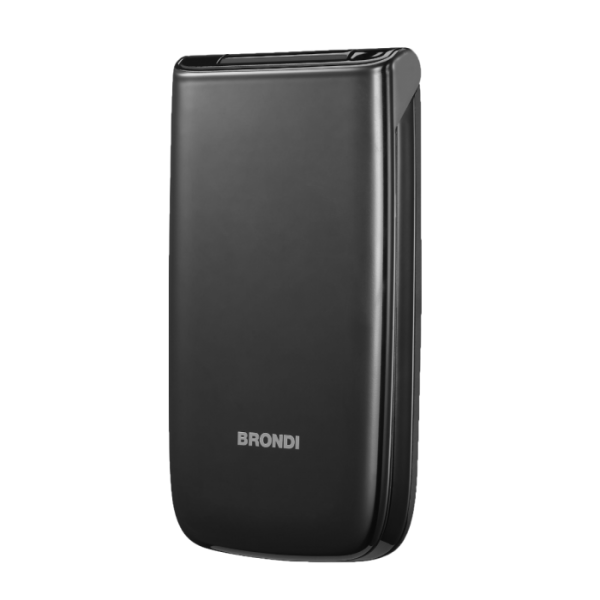 BRONDI MAGNUM 4 (NERO) - TELEFONO CELLULARE PER ANZIANI - TORCIA - FOTOCAMERA