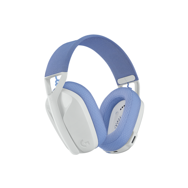 Logitech - Cuffie da gioco wireless G435 LIGHTSPEED - BIANCHE - Bluetooth leggero con microfono integrato per Dolby Atmos, PC, PS4, PS5, dispositivi mobili