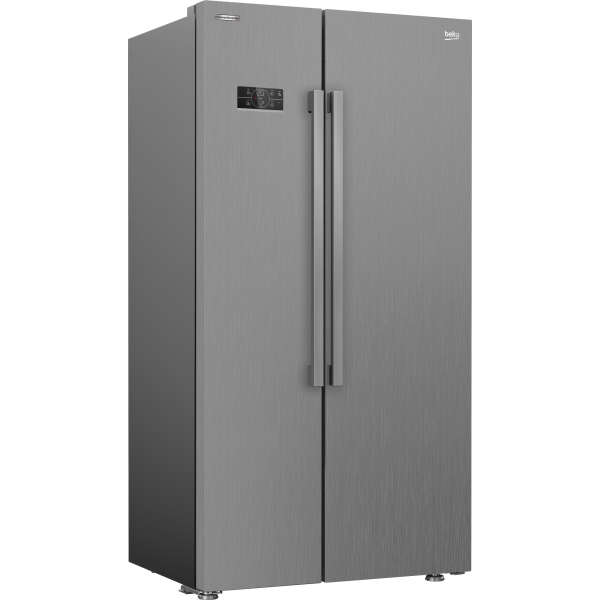 Beko Frigo Side By Side No Frost 640lt F 91cm Inox F Gn163130ptn