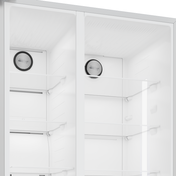Beko Frigo Side By Side No Frost 640lt F 91cm Inox F Gn163130ptn