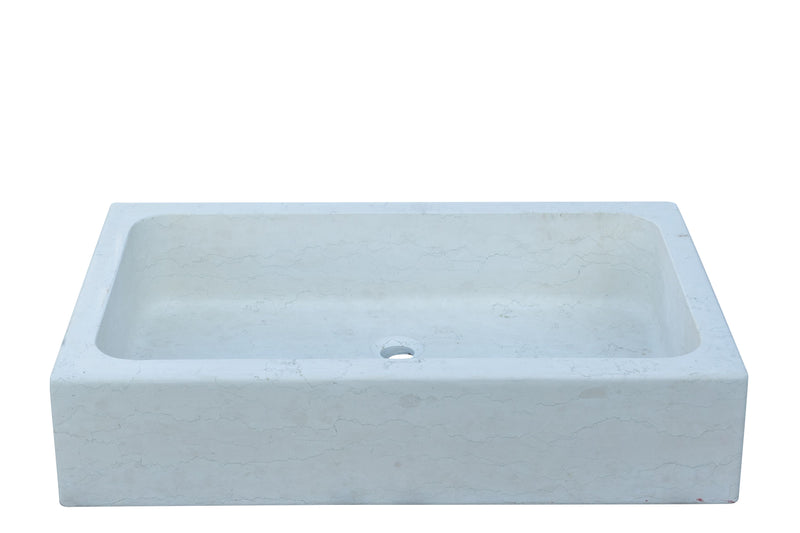 Biscottini Lavandino in marmo bianco di Verona Made in Italy Fontana Acquasantiera