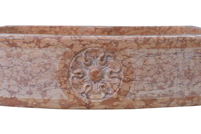 Biscottini Lavandino in marmo rosso di Verona Made in Italy Fontana Acquasantiera Offerta