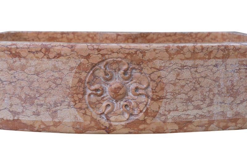Biscottini Lavandino in marmo rosso di Verona Made in Italy Fontana Acquasantiera Offerta