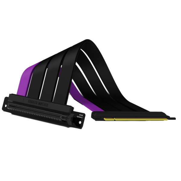 Cavo COOLER MASTER Riser PCIe 4.0 X16 - 300 mm (MCA-U000C-KPCI40-300)