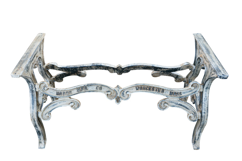 Biscottini Base tavolo in ghisa finitura anticata Molto stabile, robusta Offerta Speciale