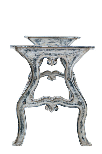 Biscottini Base tavolo in ghisa finitura anticata Molto stabile, robusta Offerta Speciale