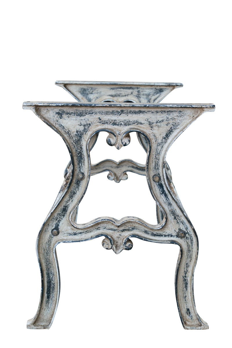 Biscottini Base tavolo in ghisa finitura anticata Molto stabile, robusta Offerta Speciale