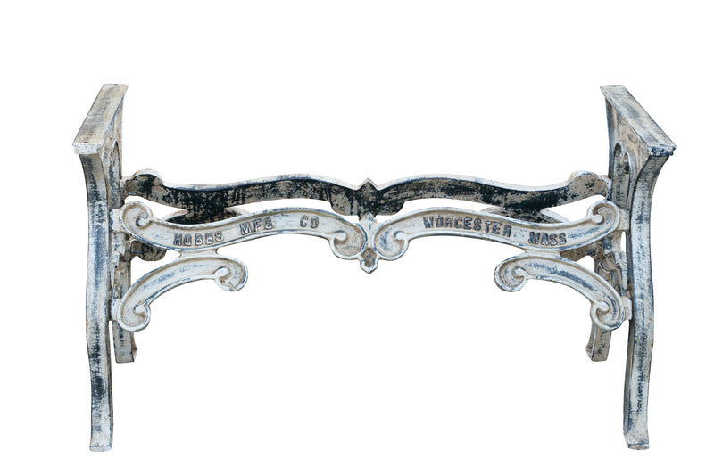 Biscottini Base tavolo in ghisa finitura anticata Molto stabile, robusta Offerta Speciale