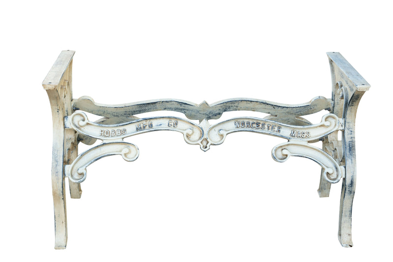 Biscottini Base tavolo in ghisa finitura anticata Molto stabile, robusta Offerta Speciale