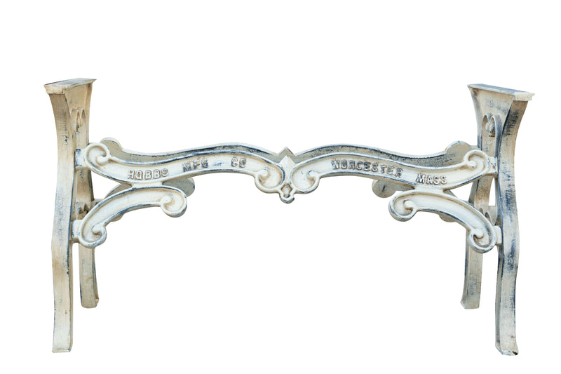 Biscottini Base tavolo in ghisa finitura anticata Molto stabile, robusta Offerta Speciale