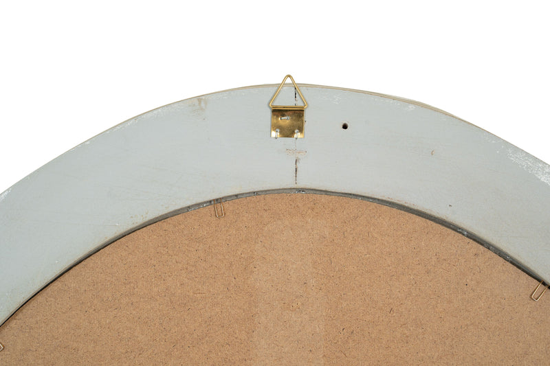 Biscottini SPECCHIERA DA PARETE IN LEGNO FINITURA FOGLIA ARGENTO ANTICO MADE IN ITALY