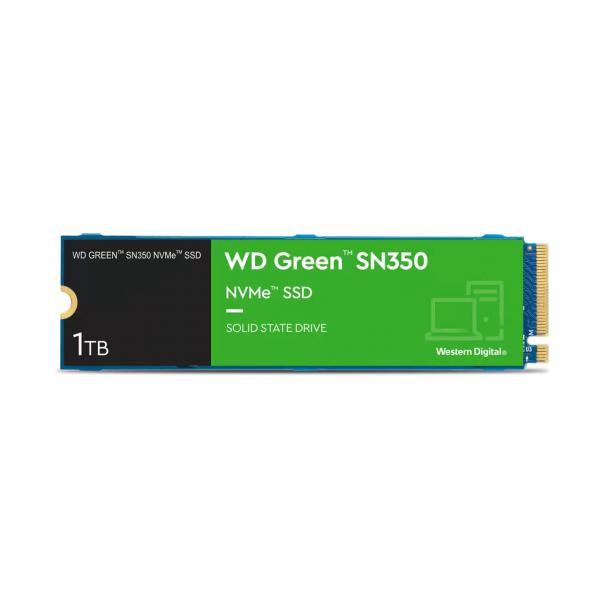 WD Green SN350 NVMe SSD WDS100T3G0C - SSD - 1 TB - interno - M.2 2280 - PCIe 3.0 x4 (NVMe)