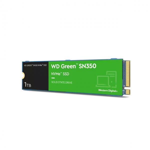 WD Green SN350 NVMe SSD WDS100T3G0C - SSD - 1 TB - interno - M.2 2280 - PCIe 3.0 x4 (NVMe)