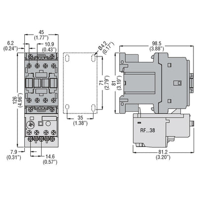 Contattore tripolare Lovato