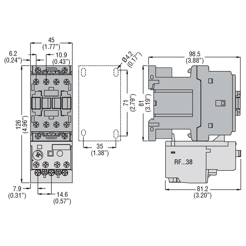 Contattore tripolare Lovato