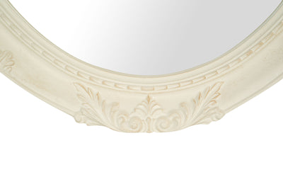 Biscottini SPECCHIERA DA PARETE IN LEGNO FINITURA BIANCA ANTICATA MADE IN ITALY Specchio