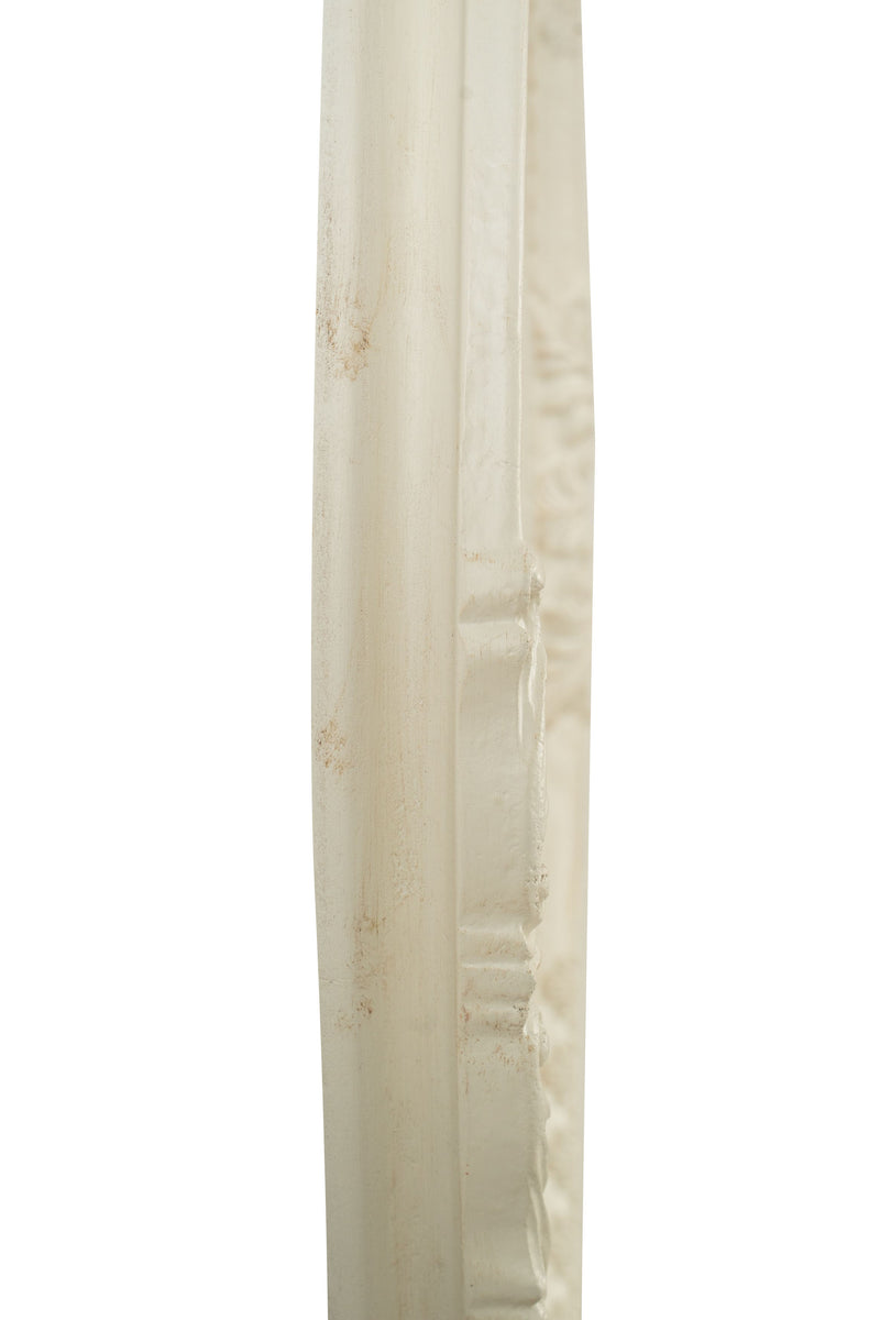 Biscottini SPECCHIERA DA PARETE IN LEGNO FINITURA BIANCA ANTICATA MADE IN ITALY Specchio