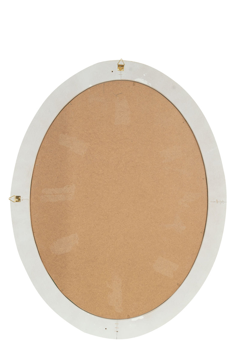 Biscottini SPECCHIERA DA PARETE IN LEGNO FINITURA BIANCA ANTICATA MADE IN ITALY Specchio