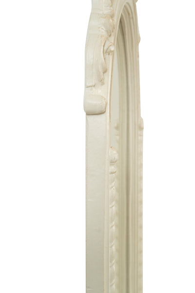 Biscottini SPECCHIERA DA PARETE IN LEGNO FINITURA BIANCA ANTICATA MADE IN ITALY Specchio