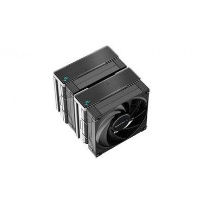 DeepCool AK620 Processore Raffreddatore d'aria 12 cm Nero 1 pz (DeepCool AK620 Fan CPU Cooler, Universal Socket, Dual Powerful 120mm FDB PWM Black Fans, 1850RPM, 6 Heat Pipes, 260W Heat Dissipation P