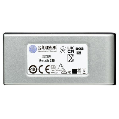 Hard disk SSD esterno portatile Kingston SXS2000 - 500Gb - 2.5" - USB 3.2 Gen2 - Bianco