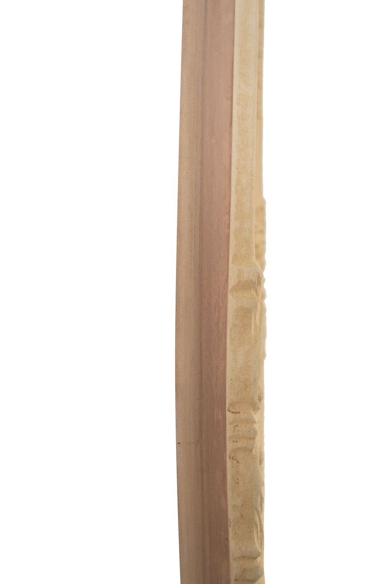Biscottini SPECCHIERA DA PARETE IN LEGNO FINITURA GREZZA MADE IN ITALY Specchio realizzata