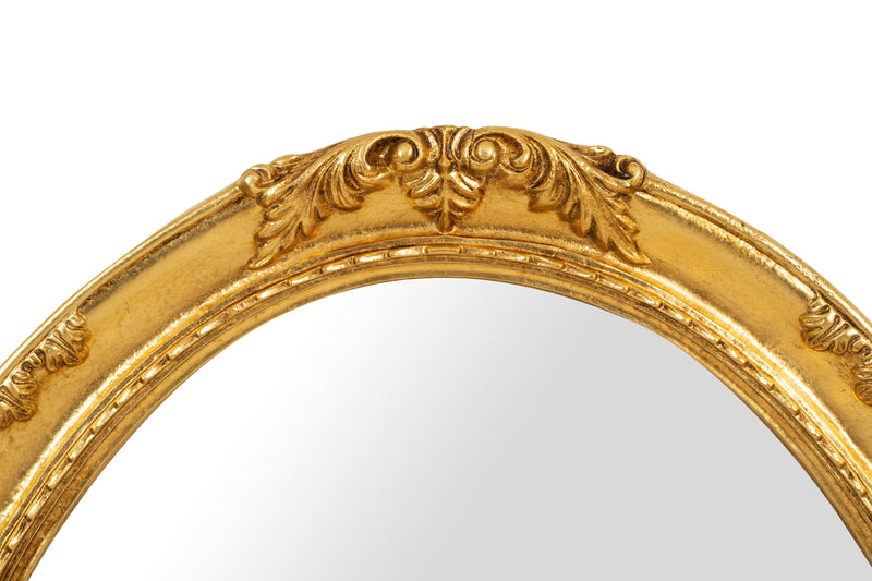 Biscottini SPECCHIERA DA PARETE IN LEGNO FINITURA FOGLIA ORO ANTICATO MADE IN ITALY