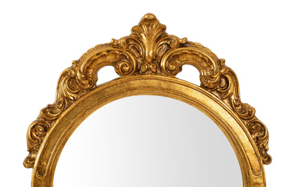 Biscottini SPECCHIERA DA PARETE IN LEGNO FINITURA FOGLIA ORO ANTICATO MADE IN ITALY