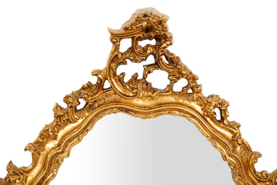 Biscottini SPECCHIERA DA PARETE IN LEGNO FINITURA FOGLIA ORO ANTICATO MADE IN ITALY