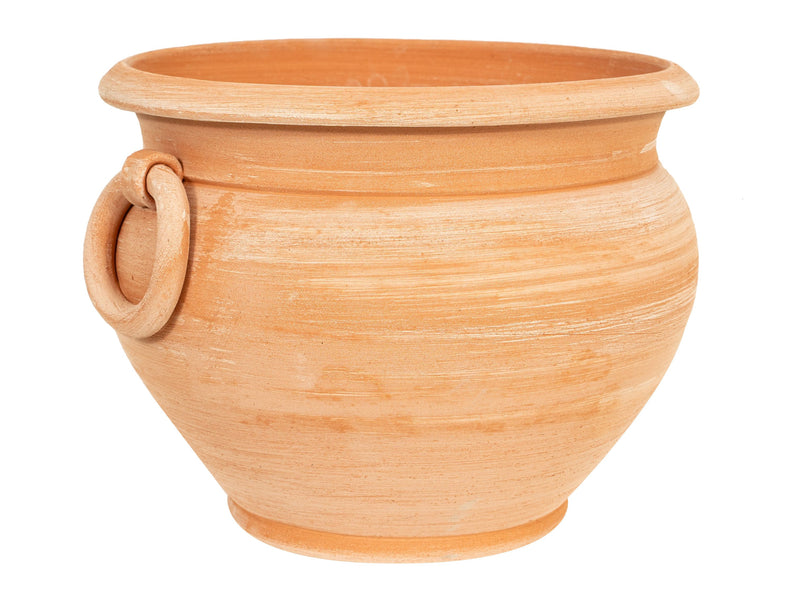 Biscottini Vaso caspò in Terracotta 100% Made in Italy interamente Lavorata a Mano