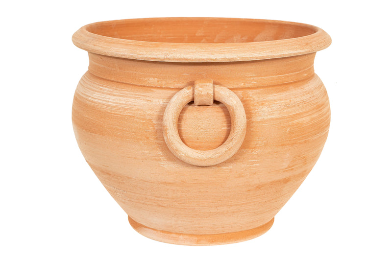 Biscottini Vaso caspò in Terracotta 100% Made in Italy interamente Lavorata a Mano