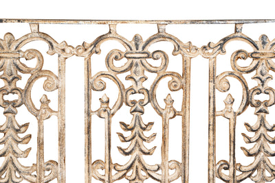 Biscottini Ringhiera in ghisa finitura anticata Molto stabile, robusta Offerta Speciale