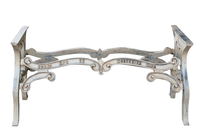 Biscottini Base tavolo in ghisa finitura anticata Molto stabile, robusta Offerta Speciale