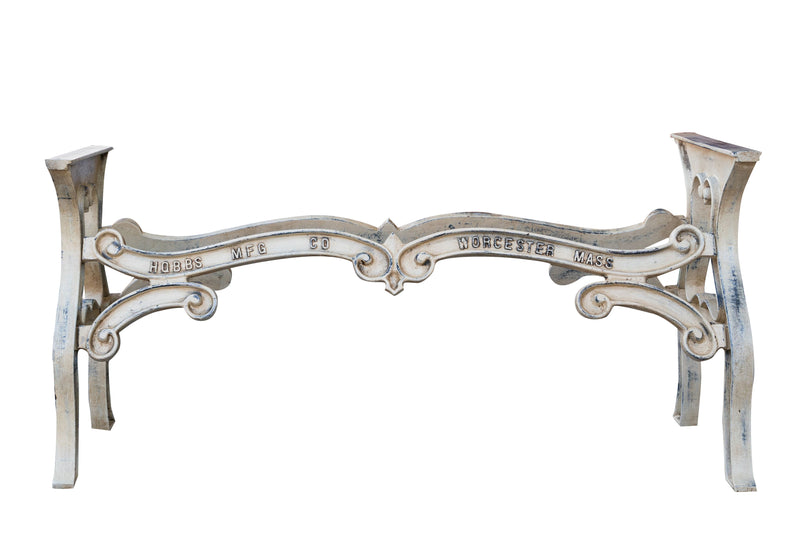 Biscottini Base tavolo in ghisa finitura anticata Molto stabile, robusta Offerta Speciale